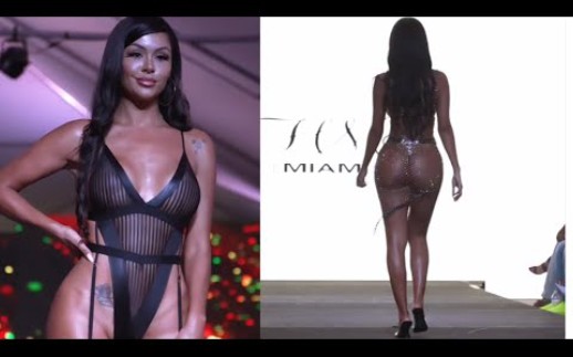 ALINE Bernardes shows good form at Miami Swim Week - VITRINE MAROMBA
