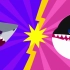 超萌的动画歌曲 大白鲨 VS 虎鲸