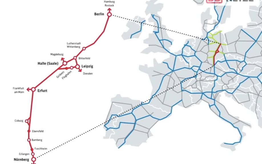 【工程/小型纪录片】德国高铁 纽伦堡-柏林