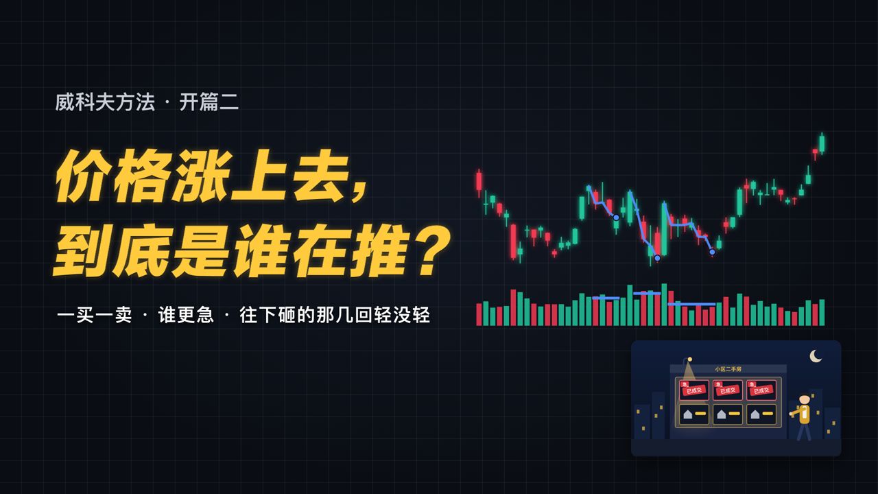 威科夫入门02｜放量就会涨吗？看懂价格与成交量的关系
