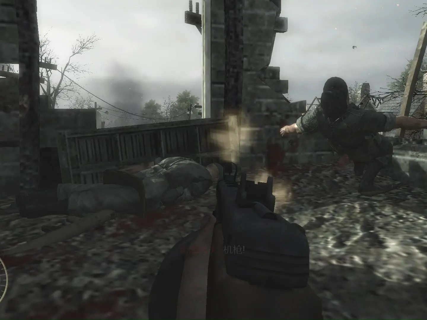 使命召唤5 cod5|世界大战|最高难度|一命通关|钢铁之环 无解说