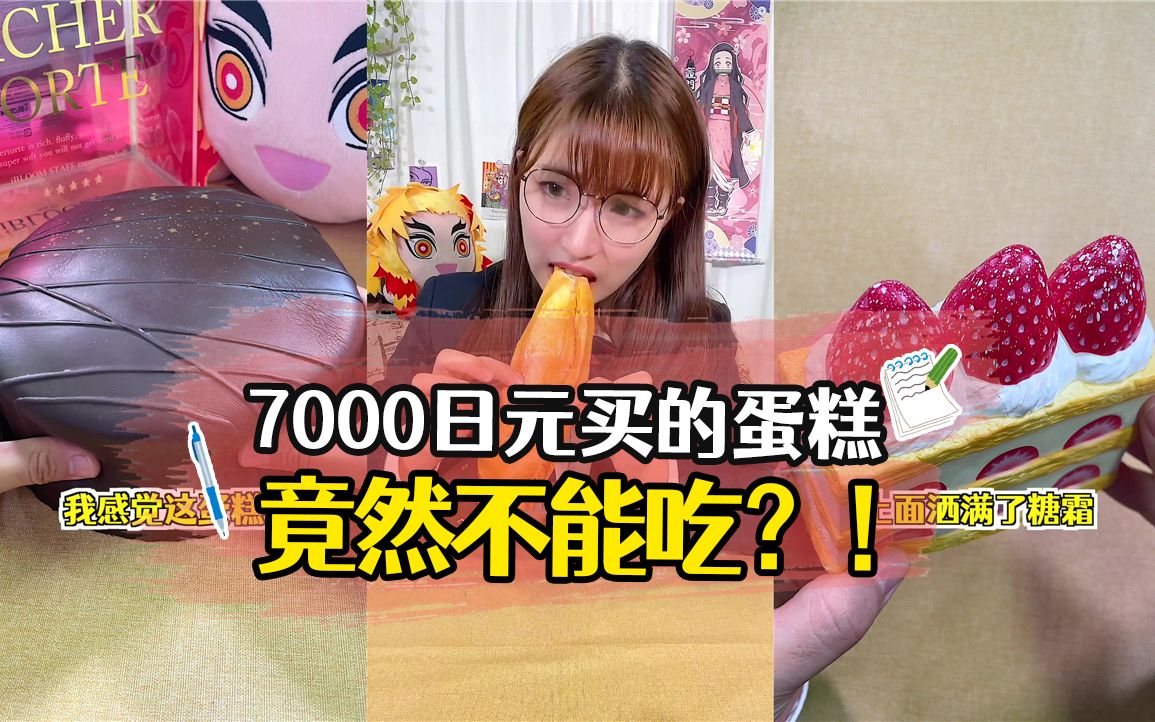 7000日元买的蛋糕竟然不能吃？！