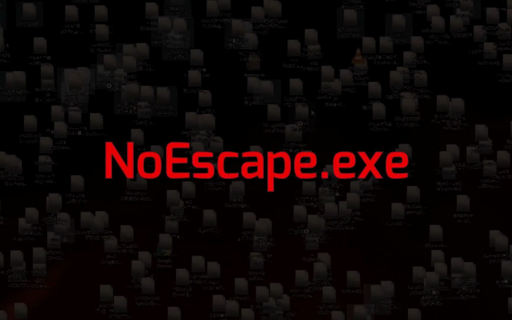 NoEscape.exe There Is No Escape(病毒展示）（摘自：YouTube）_哔哩哔哩_bilibili
