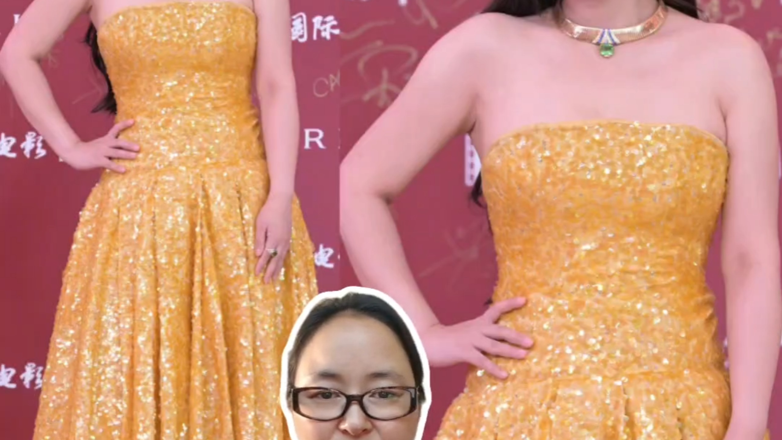 马思纯这次真的好看 上海国际电影节红毯妆造乱评