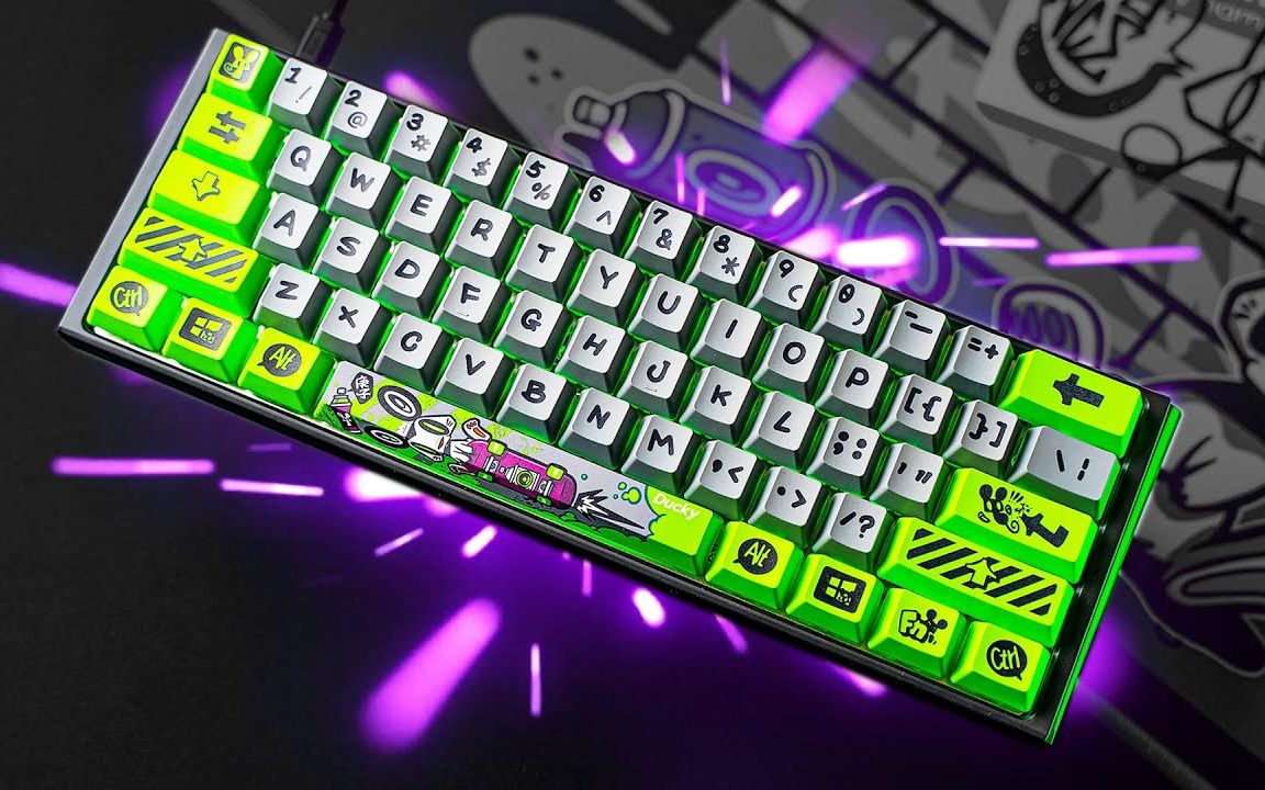 史上最酷的Ducky键盘！Ducky鼠年限定热插拔机械键盘，全球限量2020把 / Hardware Canucks / 机翻中文_哔哩哔哩