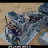 移动式混凝土搅拌站工作流程3D动画