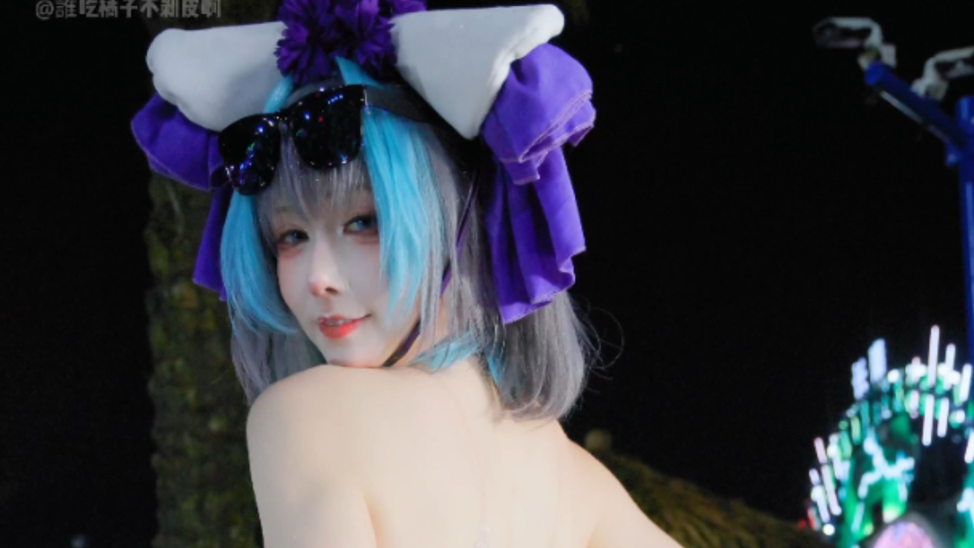 长隆水上乐园修修猫大柴郡！