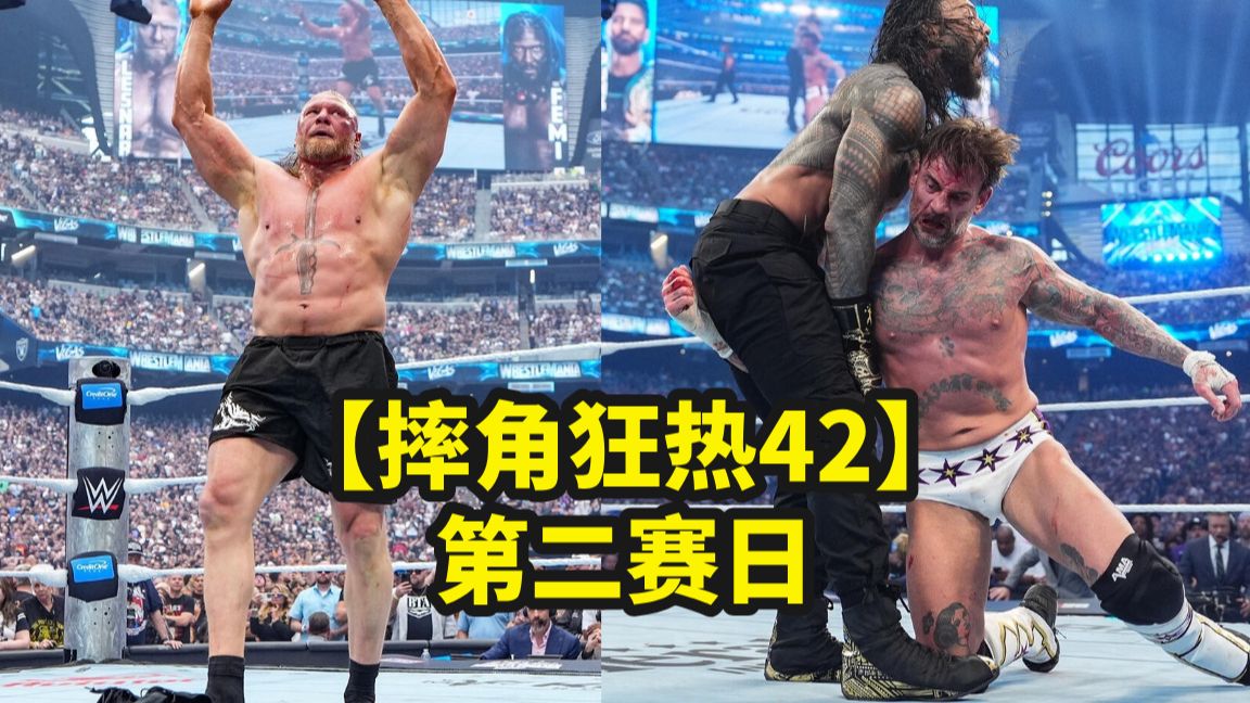 【WWE摔角狂热42 第二赛日】猛兽大布挥泪告别！罗曼&朋克上演超高质量主战赛！