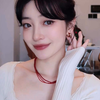 Arsis【明星同款】鸿运祥瑞纳财双环耳圈耳钉女耳饰简约耳环送女友礼物 鸿运双环耳圈（金色