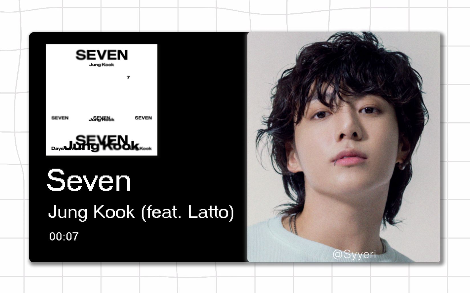 【8D环绕】Seven (ft.Latto) Explicit Ver. -  田柾国 请佩戴耳机使用~