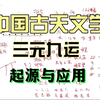 探索中国古天文学的奥秘：三元九运的起源与应用