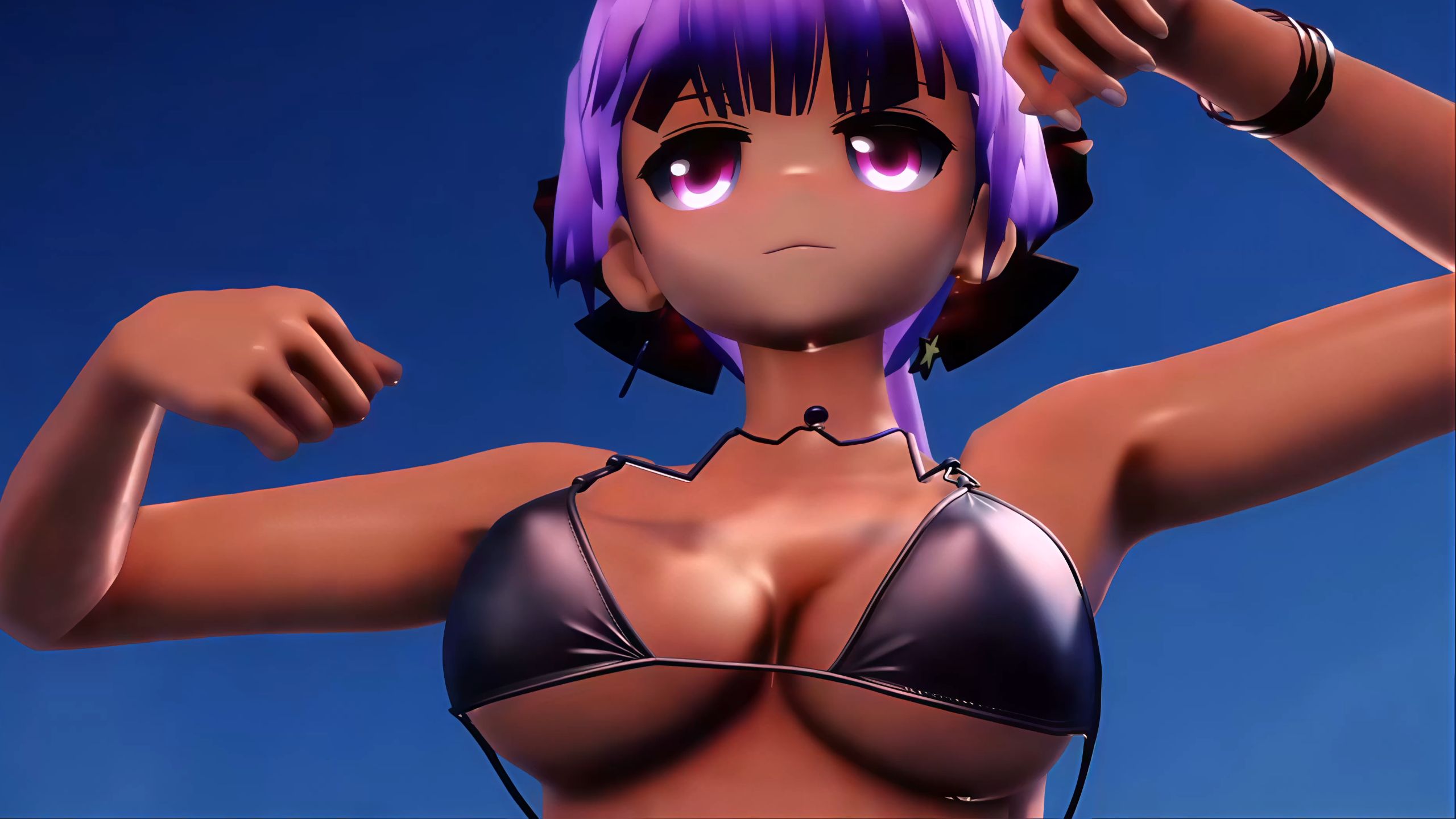 【东方MMD】天使の翼。【帕秋莉·诺蕾姬（泳装）】