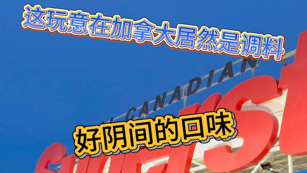 这玩意居然在加拿大能当调料？这是给人吃的？这种成分一定要远离