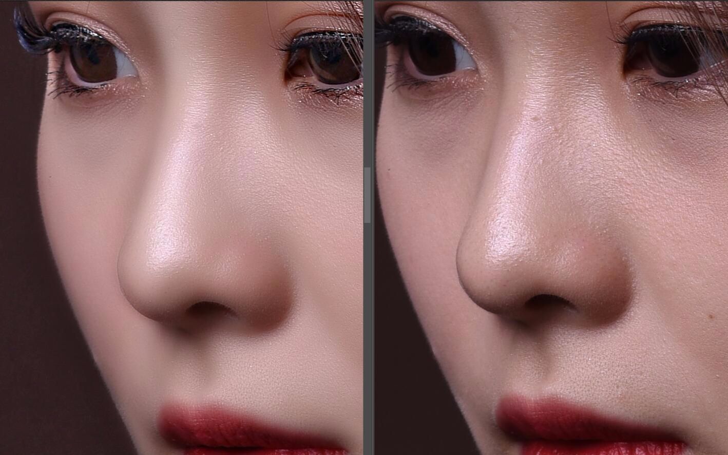 【photoshop人像后期教程】第九期:高反差磨皮与高低频的综合运用