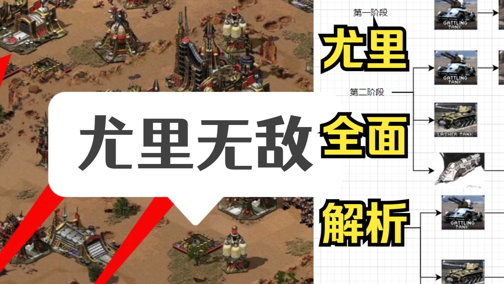 【红警杂谈】为什么都说尤里无敌，不服来辩，尤里阵营最全解析，全流程演示