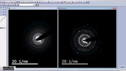 <em class="keyword">Digital Micrograph</em>软件透射电镜的SAED衍射斑点标定