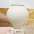 【陶艺技法篇】小型月亮罐拉坯成型视频