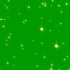 【绿幕素材】金色星星移动背景粒子绿幕素材免费无水印自取［1080 HD]