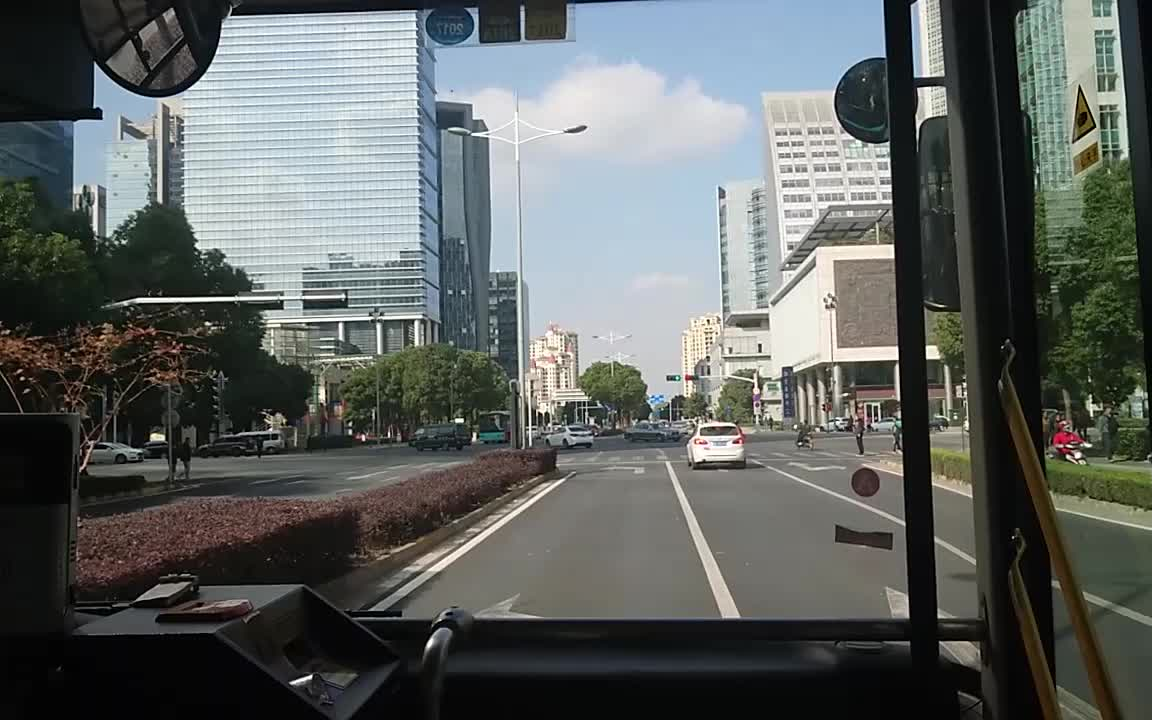 【新人尝试】苏州公交pov - 园区公交146路 第一视角前面展望
