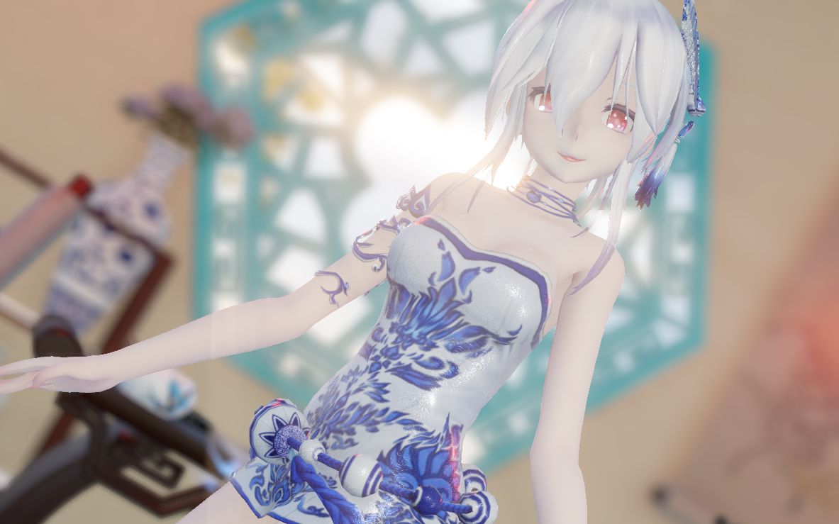 [Chinese Celadon Porcelain] Ancient style and charm, a fairy descends to earth, a touch of celadon enters the world. [Frost and Snow Millennium]