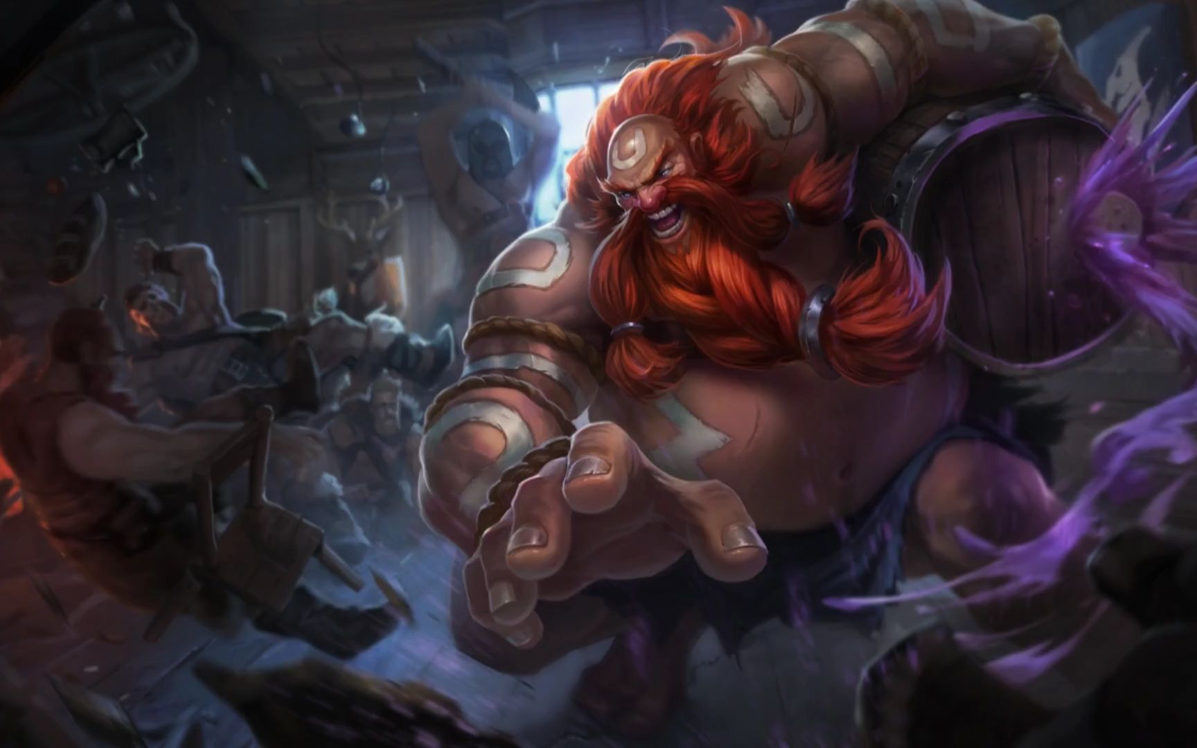 【英雄联盟全英雄全皮肤完整语音】酒桶 古拉加斯