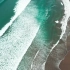 空镜头视频 海滩海浪海水沙滩海岸线 素材分享