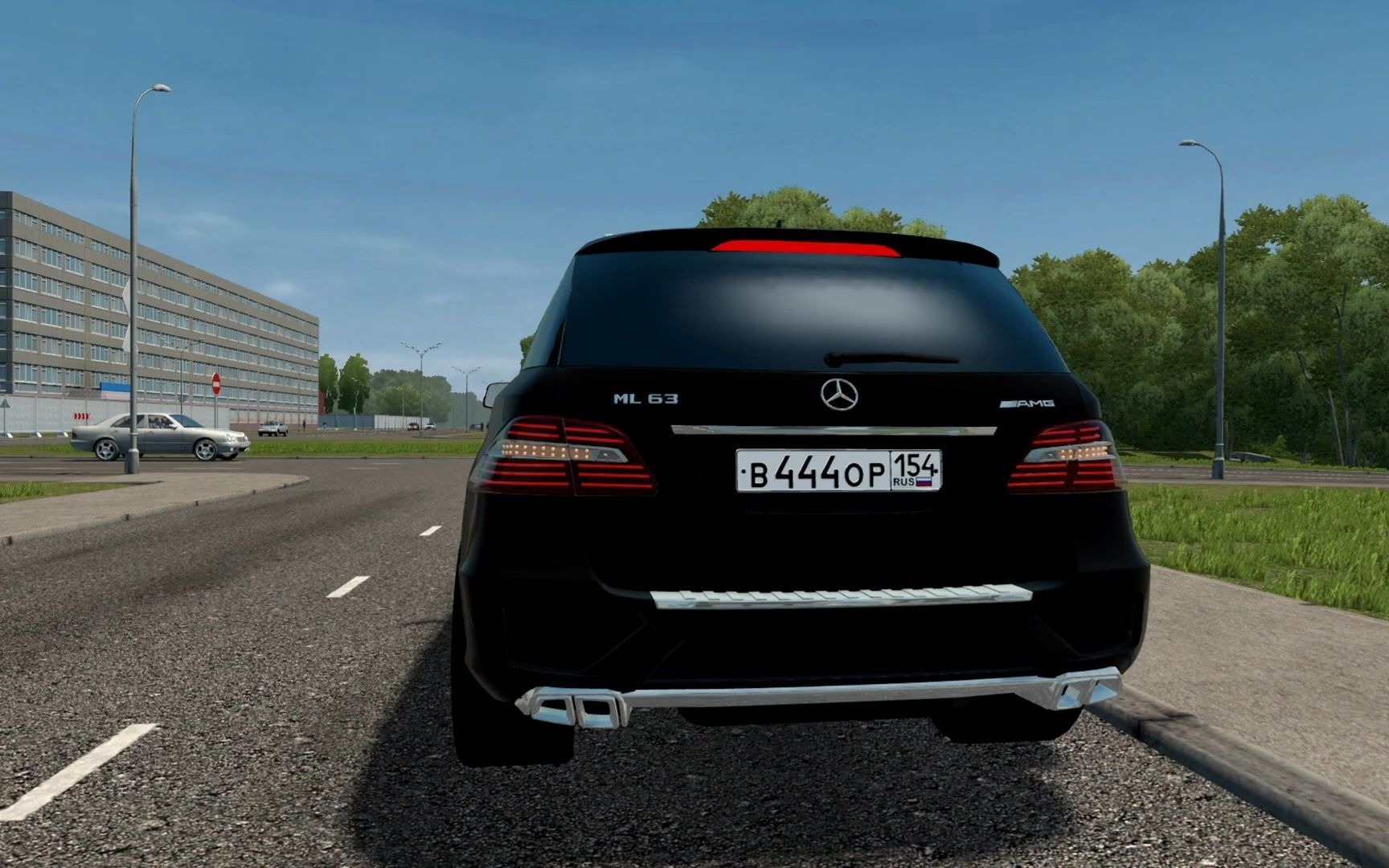 mercedes-benz ml63 amg city car driving 1.4.1