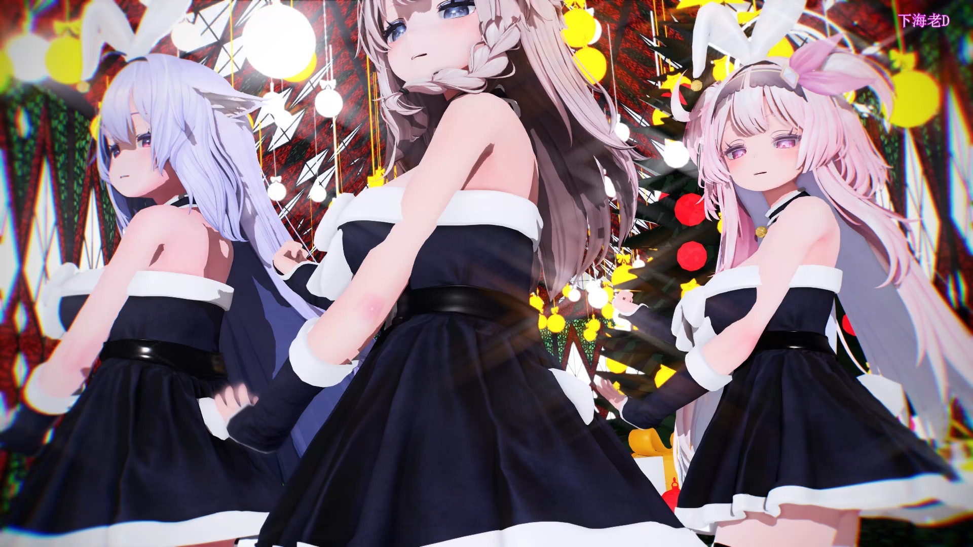 【VRChat MMD】Shinano与好朋友们的圣诞倒计时--3