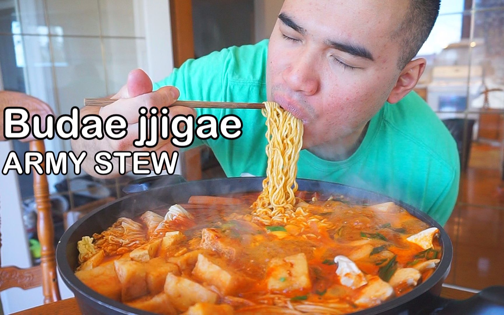 budae jjigae (army stew) | spicy korean sausage stew