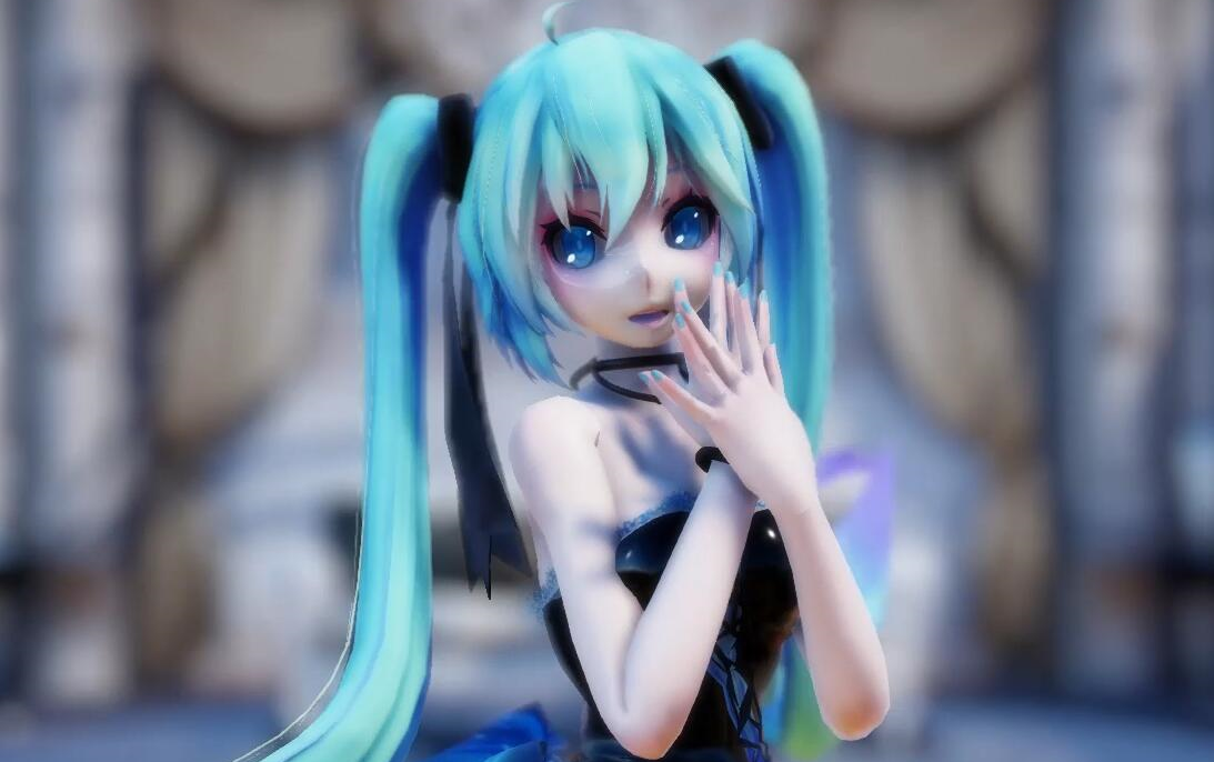 mmd威风堂堂tda初音miku高画质