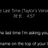 【伴奏】The Last Time (Taylor's Version) 排练用歌词字幕MV