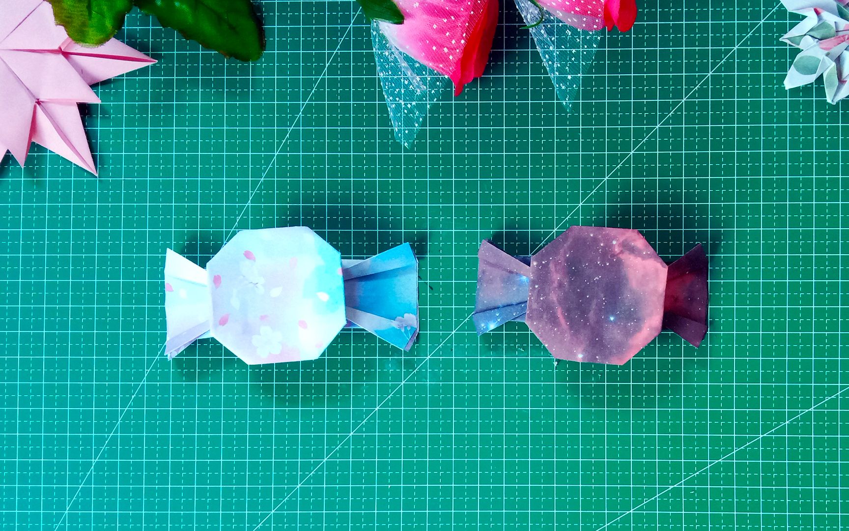 100种折糖果方法图片,千纸鹤糖纸怎么折星星 - 伤感说说吧