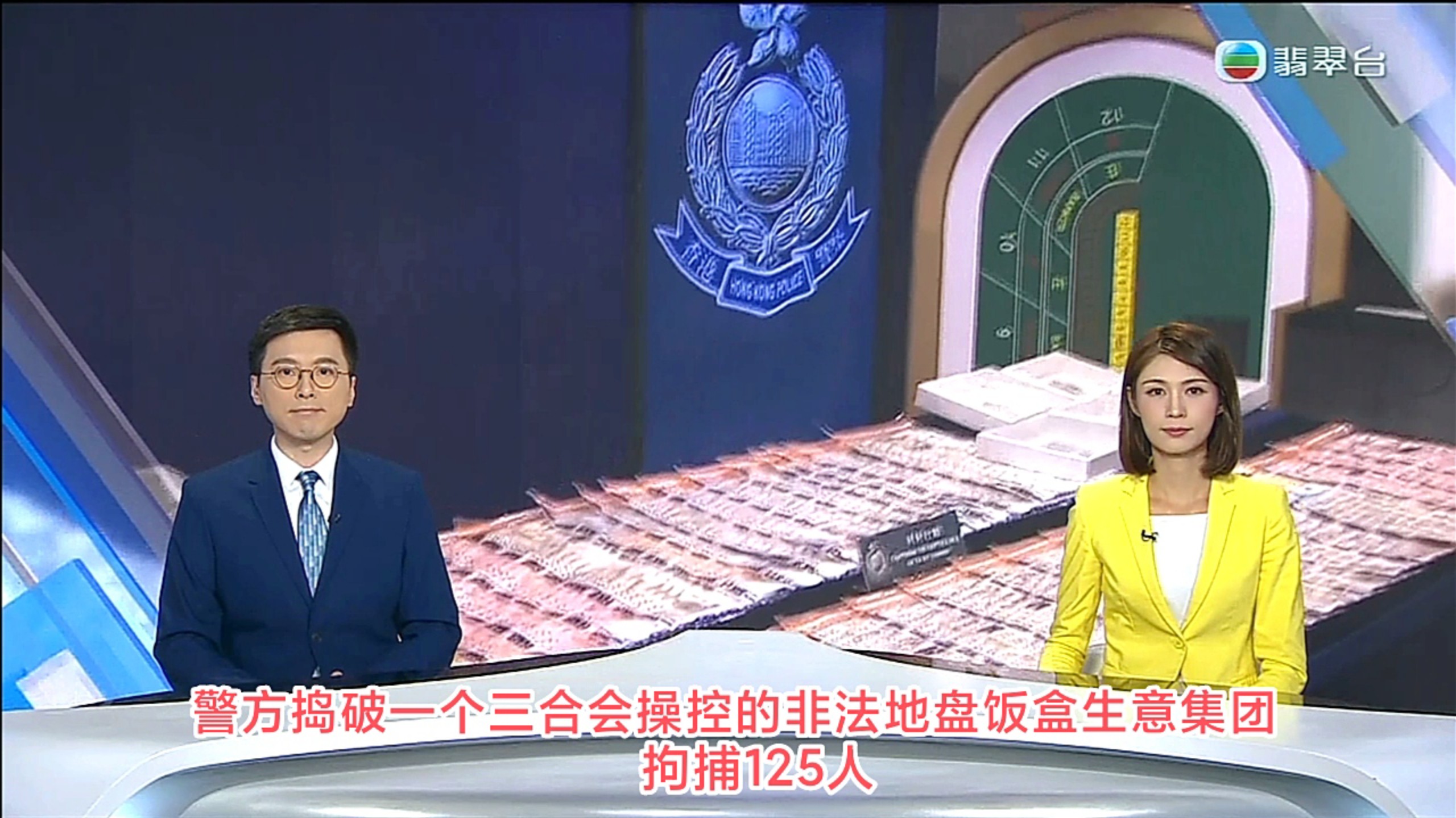 【TVB翡翠台】六点半新闻:警方捣破一个三合会操控的非法地盘饭盒生意集团 拘捕125人 及其他罪案资讯