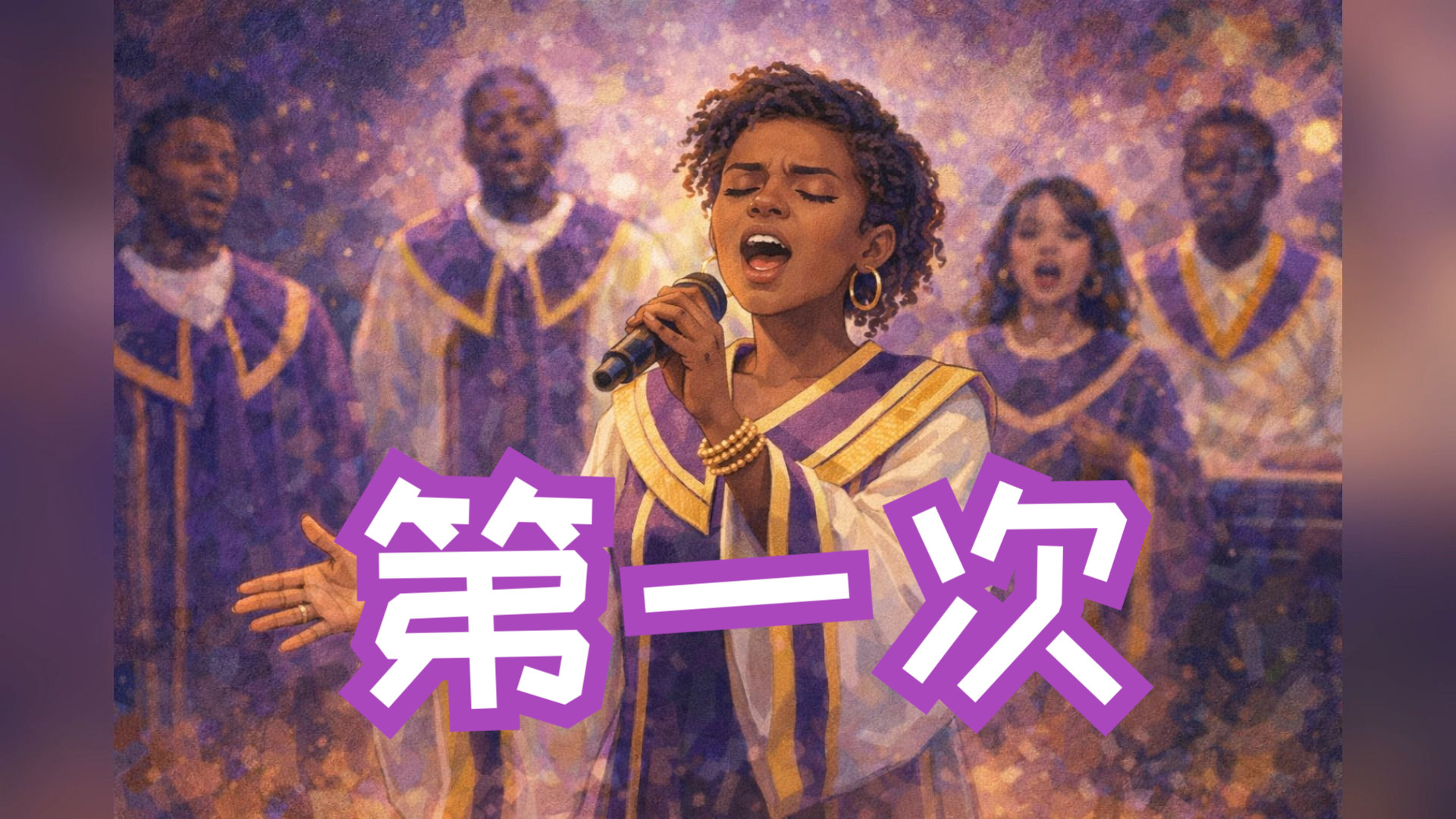 [SUNO V5] 黑人小姐姐灵魂福音翻唱《第一次》