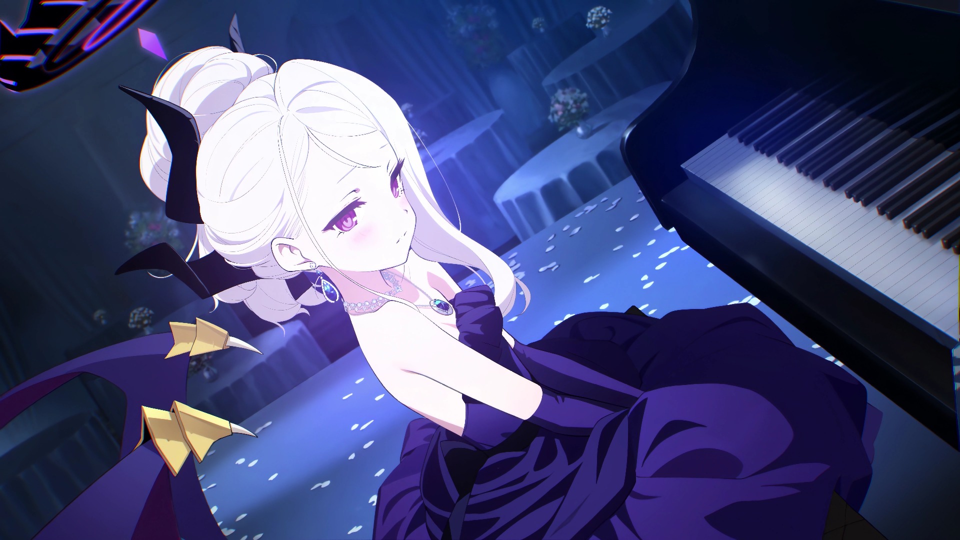 蔚蓝档案礼服日奈动态壁纸8K（梦路之花）