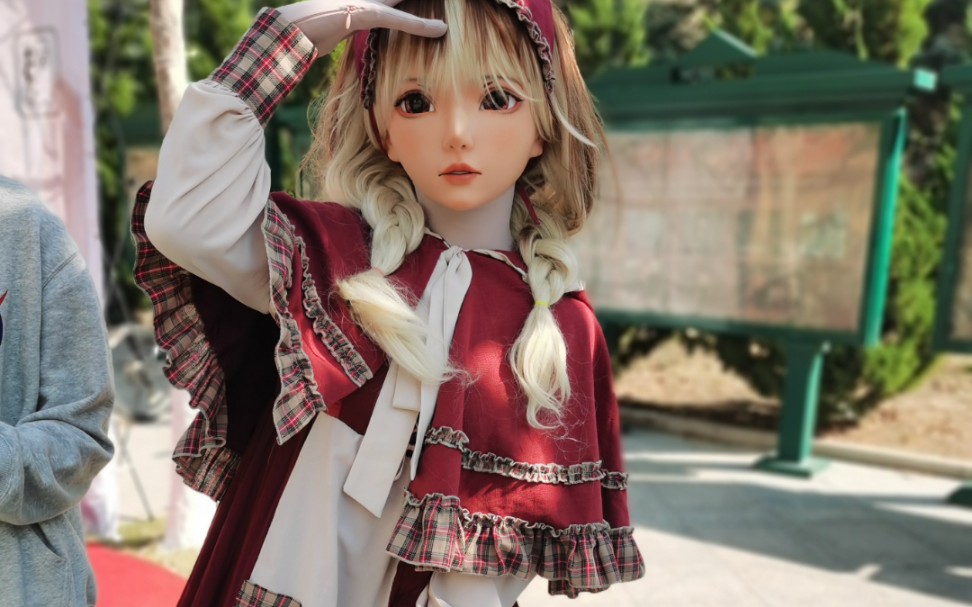 【kigurumi&Vlog】在社团秋日祭认真营业的大娃娃（