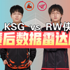 RW侠六连胜！3:0零封KSG！赛后数据雷达图_MOBA游戏热门视频