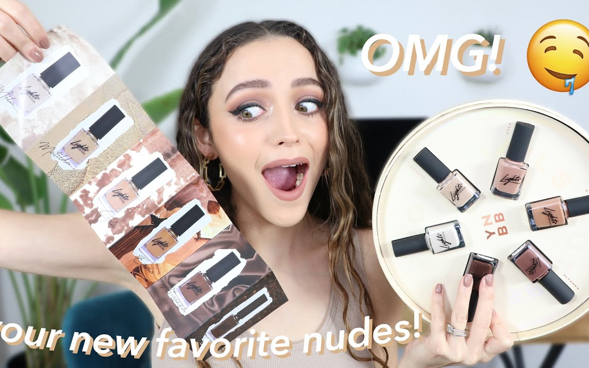 Kathleenlights▼英字|k妹指甲油品牌Lights Lacquer 新裸色系列!! 天呐!!!哔哩哔哩bilibili