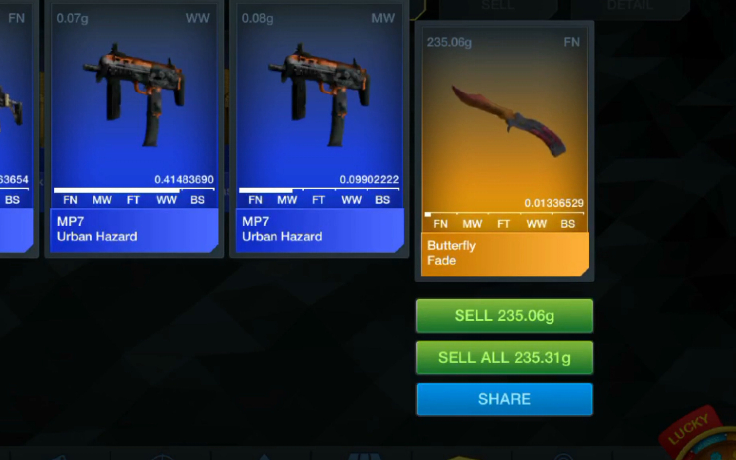 csgo突围武器箱爆率如何