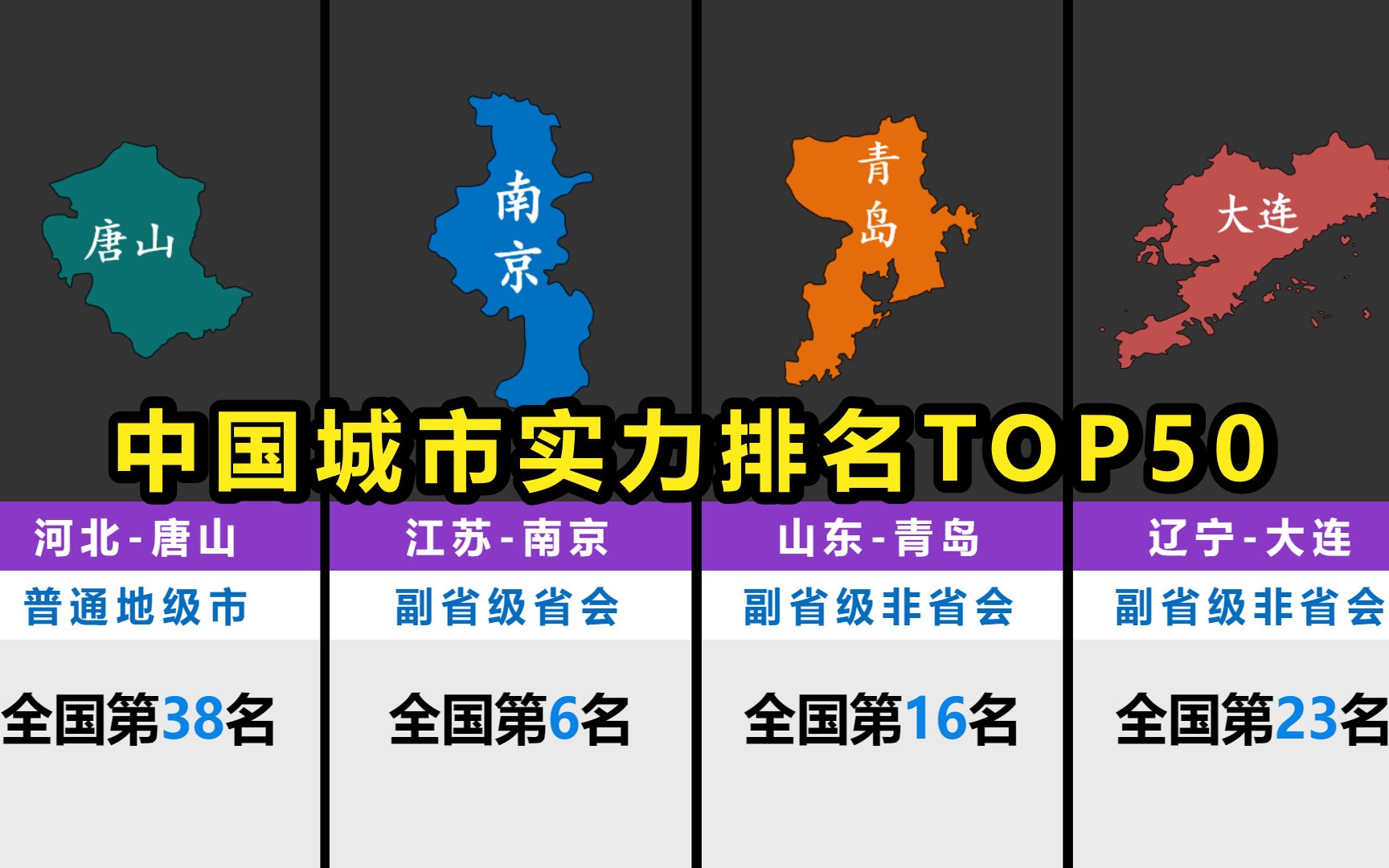 中国城市综合实力排名TOP50，南京、杭州力压苏州！长三角城市崛起！