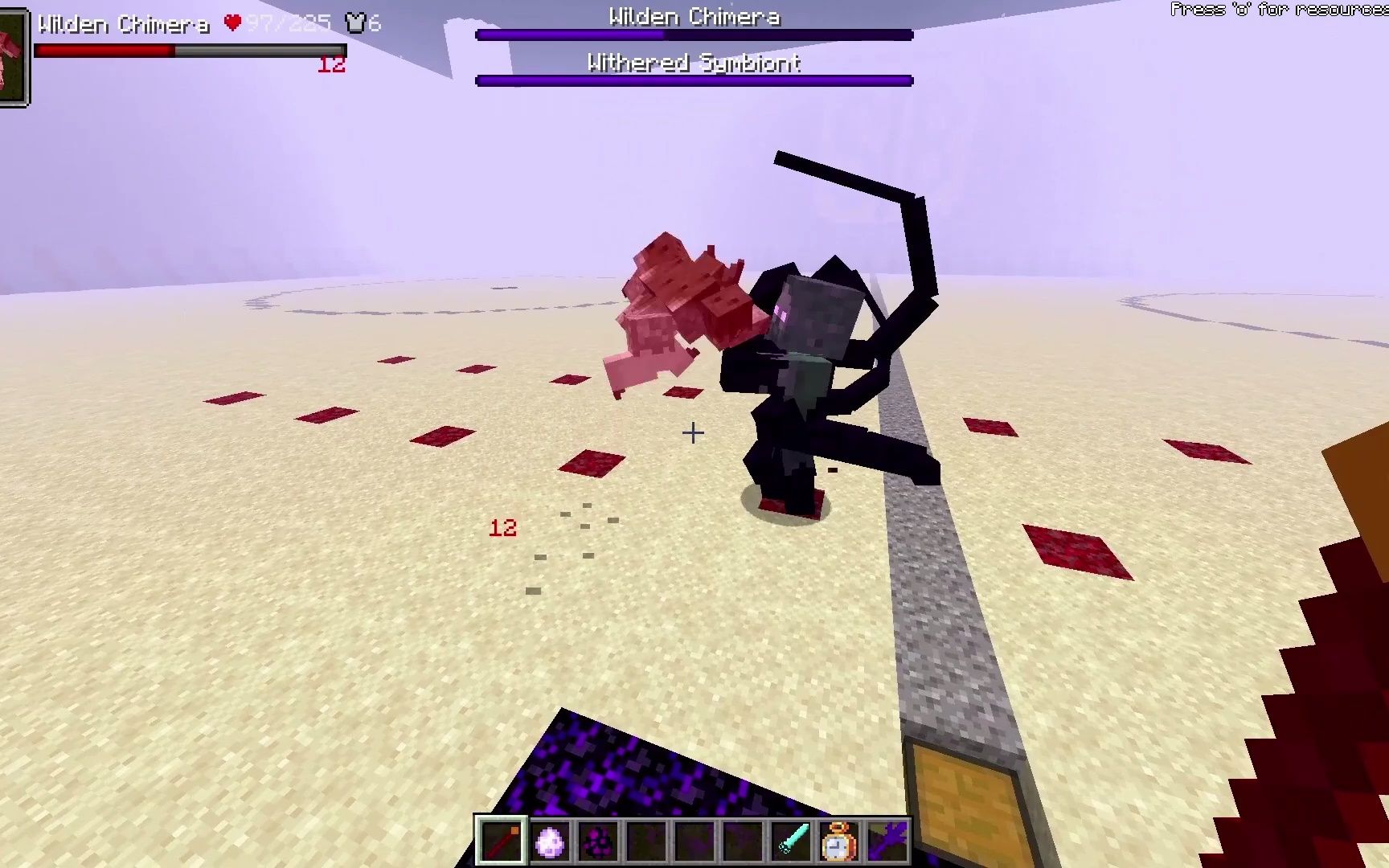 Y2mate Withered Symbiont Vs Wilden Chimera Ars Nouveau Minecraft