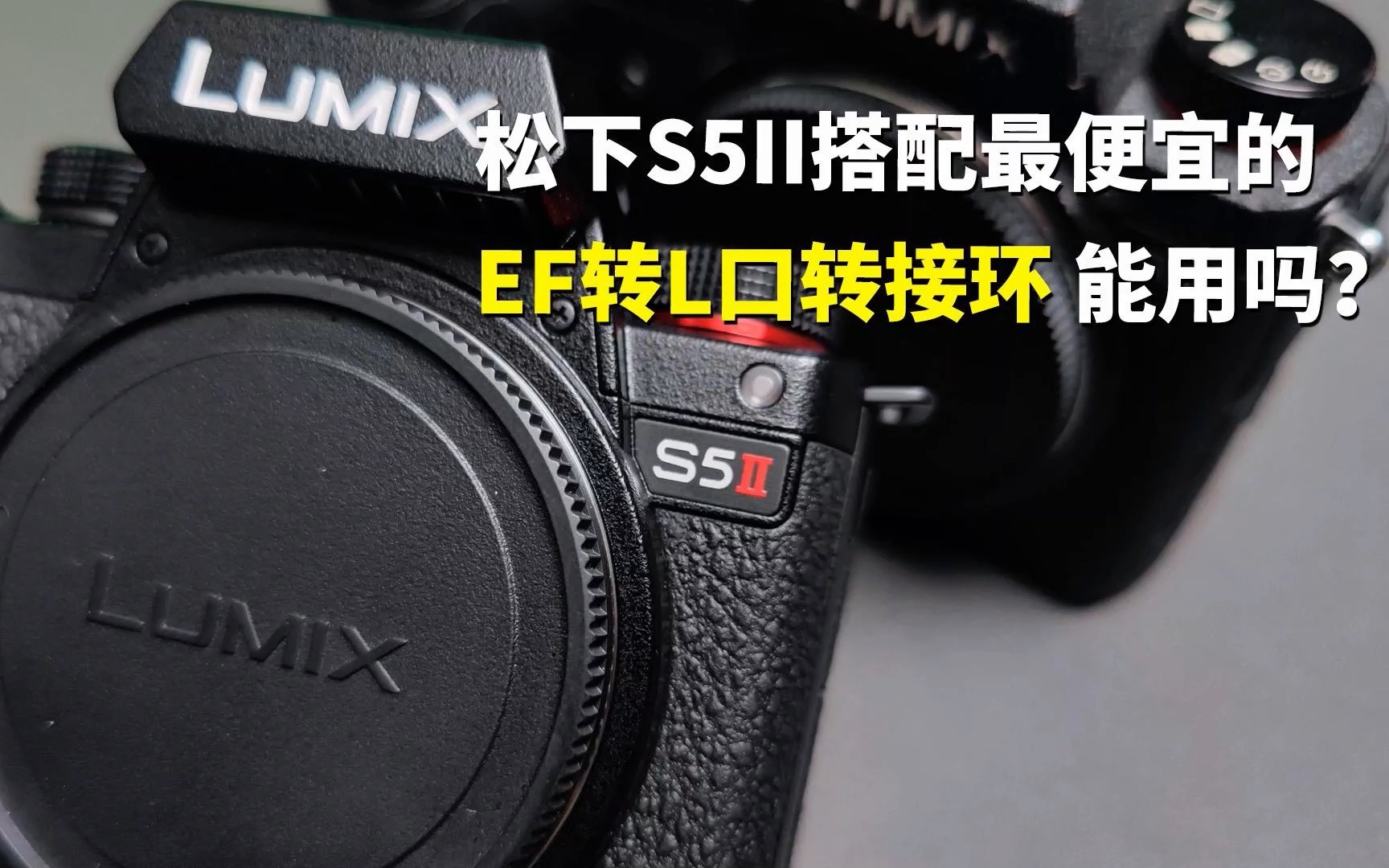 【相机】避坑指南！松下S52用最便宜的EF转L转接环是一种什么体验？