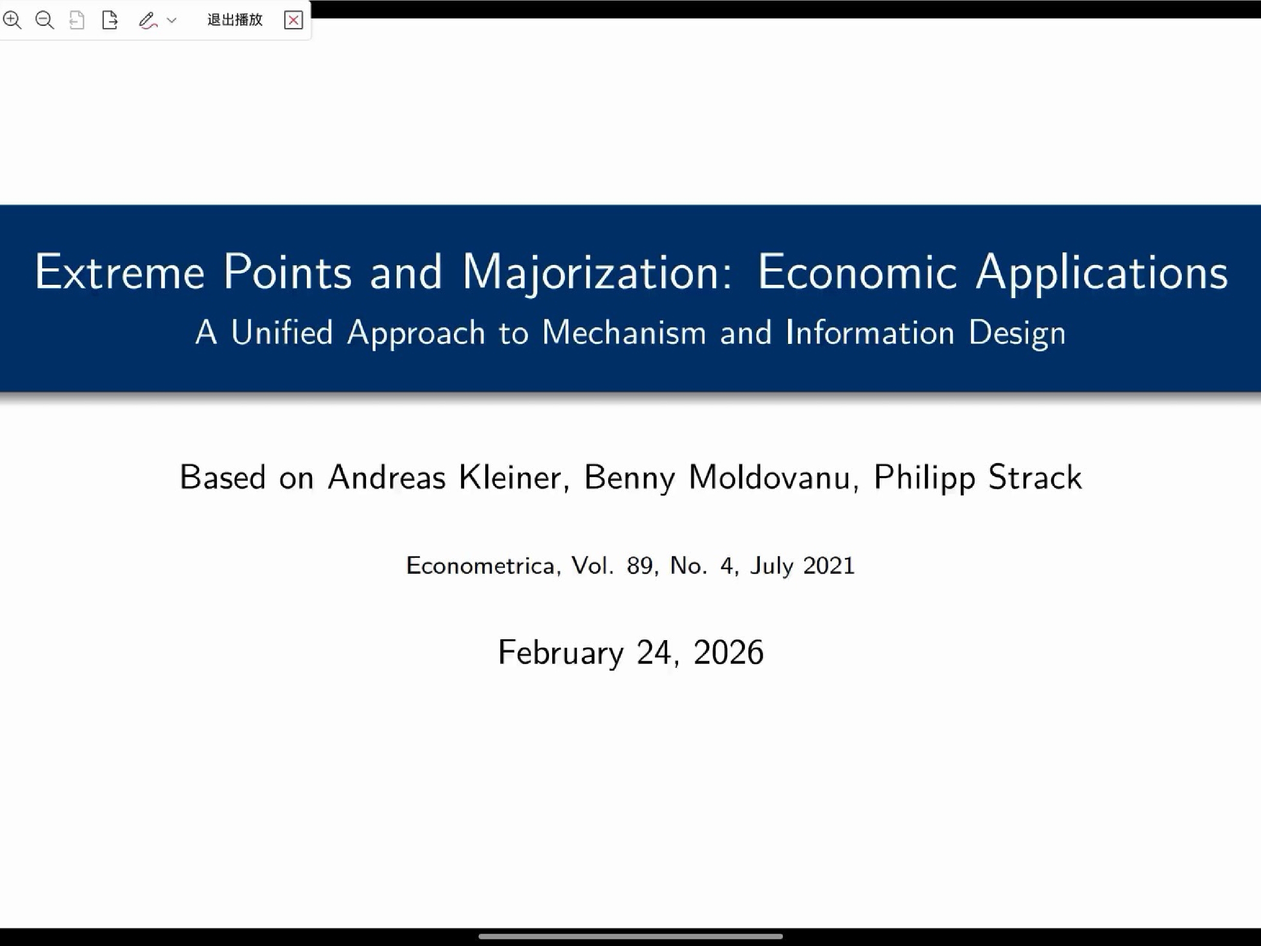 Extreme Points and Majorization （上）理论部分 ECTA2021 [读文献] #机制设计的底层框架