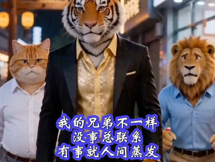 我的兄弟不一样，没事常联系，有事人间蒸发