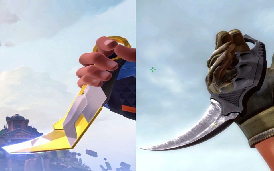5款FPS游戏中爪子刀对比，画风跨度好大，你更喜欢哪个呢？