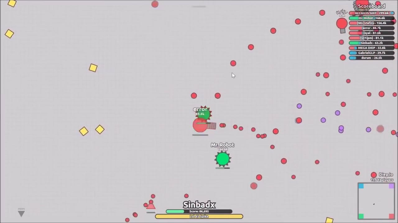 【搬运】Diep.io SPIKE TEAM 4TDM (600K)_哔哩哔哩 (゜゜)つロ 干杯bilibili