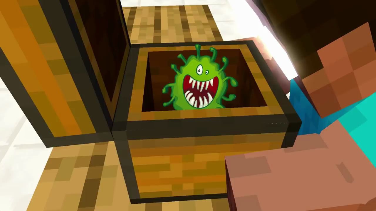怪物学院-Minecraft动画：向瘟疫发起挑战--武汉加油