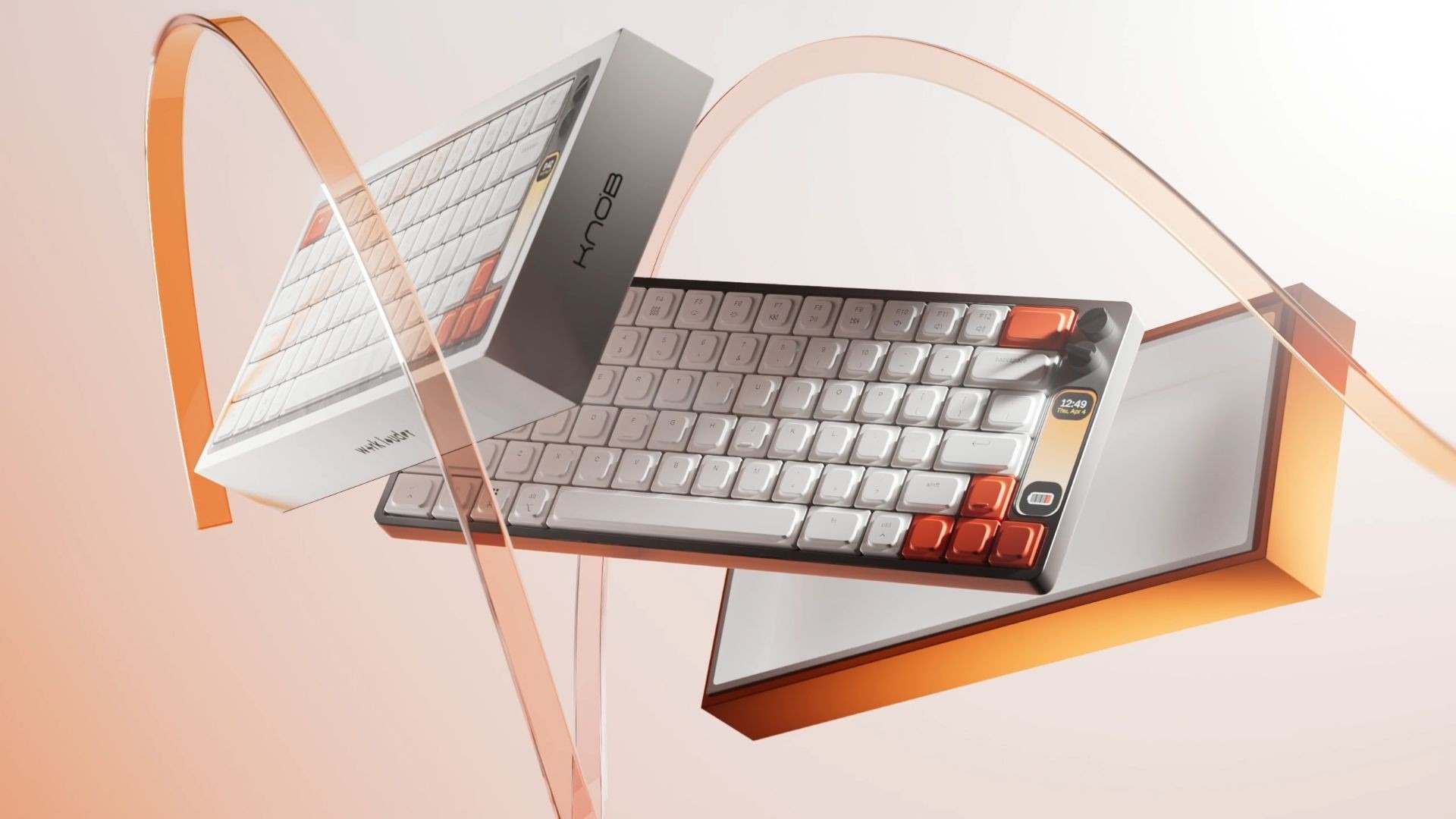 【动态设计】C4D动态短片 - KNOB-1机械键盘