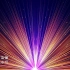 2597995 时尚放射光线粒子 金光射线金紫色发散粒子春节晚会背景视频素材