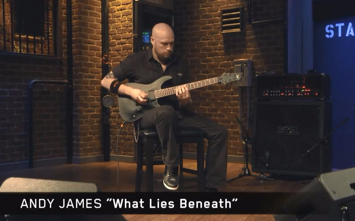 【电吉他】腐国触手 andy james 超好听演奏 what lies beneath - on